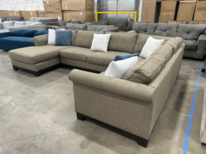 Jonathan Louis Taupe U-Shaped Sectional