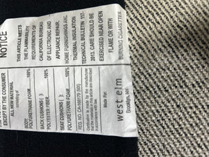 West Elm Light Gray 2-Pc Henry Sectional