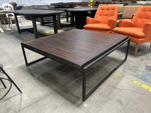 Oversized Wooden Coffee Table