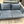 AllModern Miller 84” Upholstered Sofa (Blue Velvet)