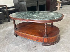 Beryl Stone & Wood Coffee Table