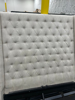 RH Adler Diamond-Tufted Shelter Bed (Queen)