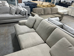 Michael Nicholas Designs Beige 2-Pc Asher Sectional