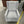 Tufted Light Gray Fabric Glider Chair