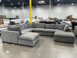 Thomasville Lowell 8-Piece Modular Sectional (Dark Gray)