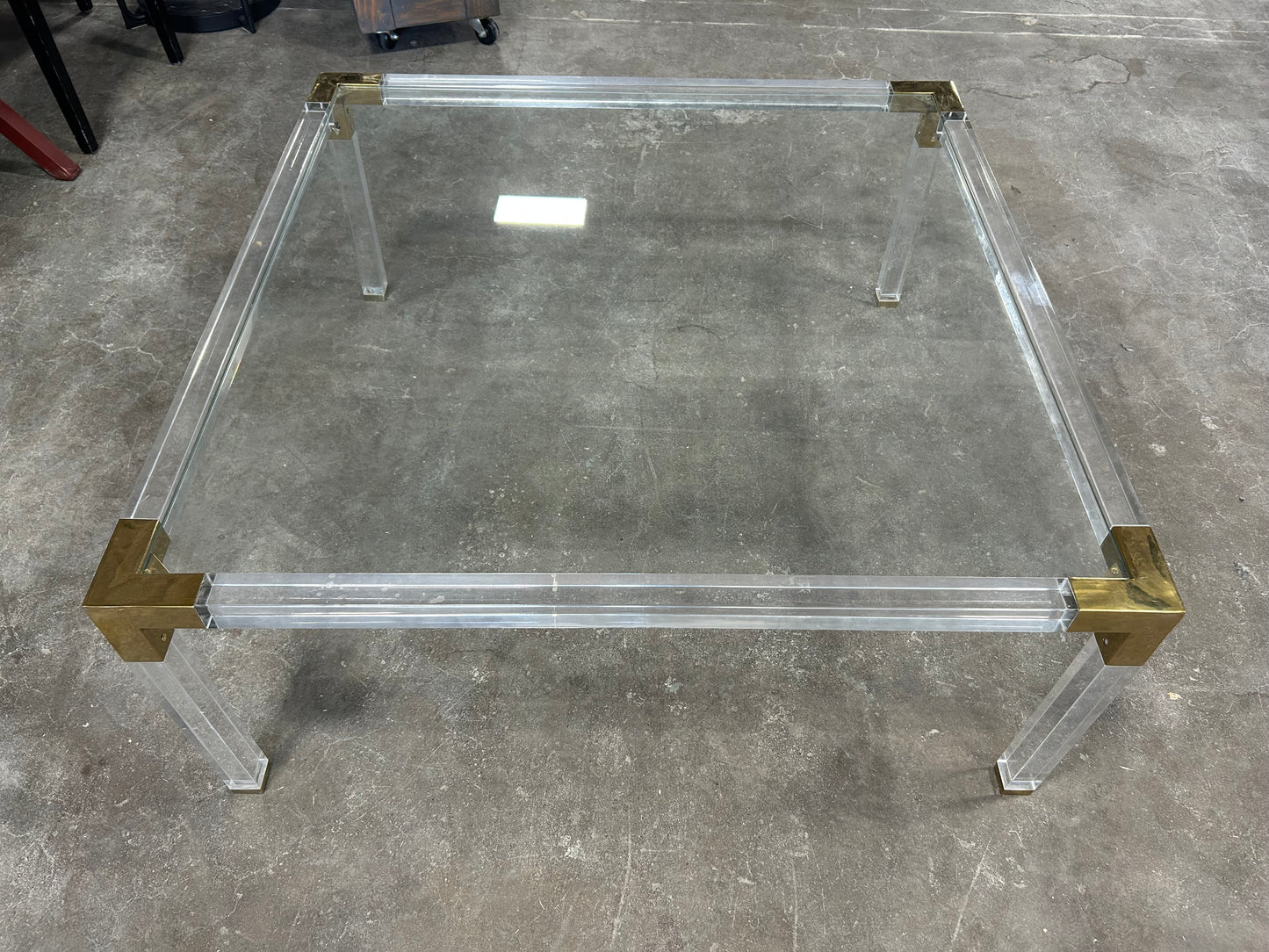 Glass & Acrylic Sentry Coffee Table
