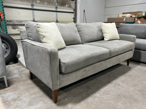 La-Z-Boy 75” Light Gray McKinney Sofa