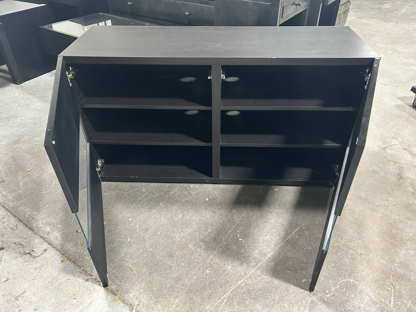 Espresso Wooden Entertainment Center