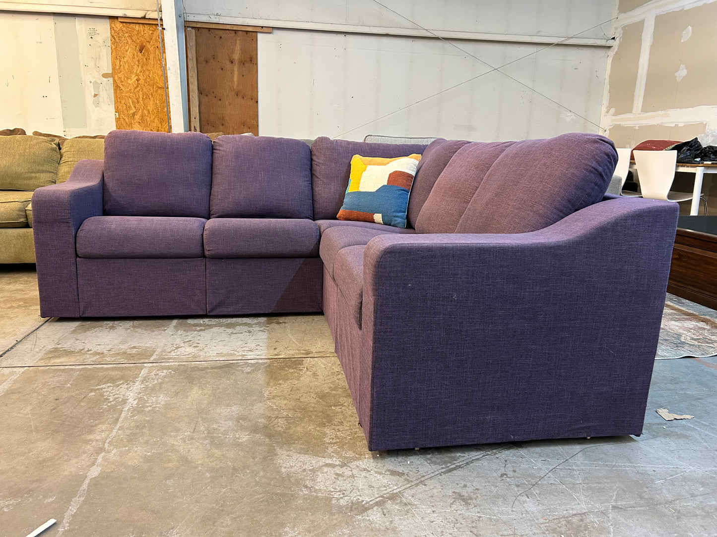 Purple Modular Sectional