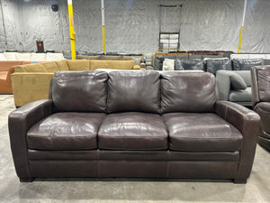 Dreamliner Top-Grain Leather Queen Sleeper Sofa