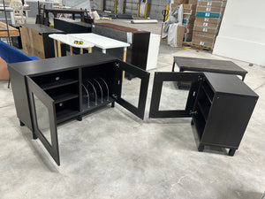 IKEA Besta Vara TV Stand & End Table Set