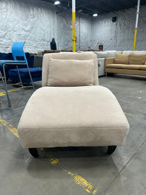 PLUSH Beige Chaise Lounge