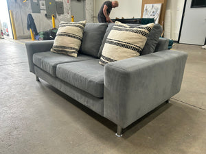 BoConcept Indivi 2-Seat Danish Sofa (Stone Gray)