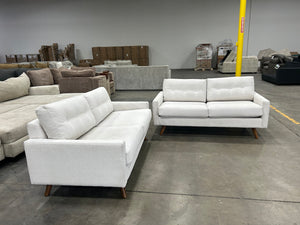 Joybird Hopson Apartment Sofa Set (Telly Pearl)