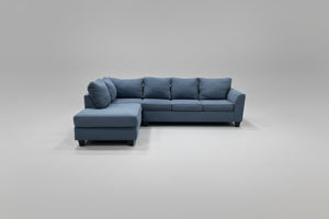 Blue Sleeper Sectional