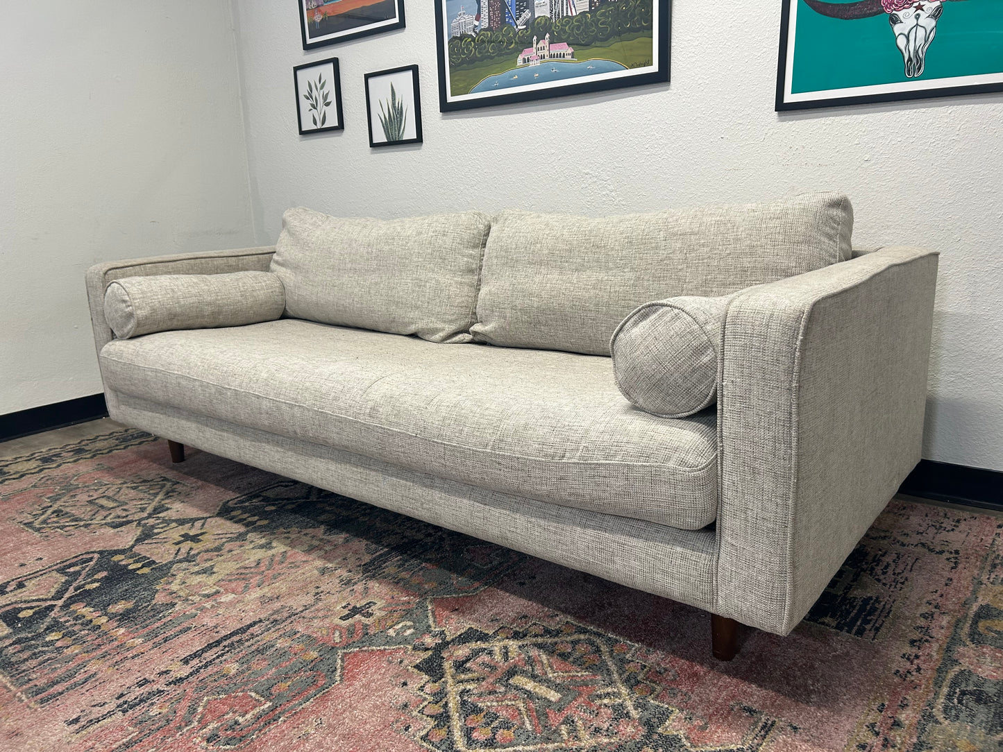 Article Sky Grey MCM Sofa