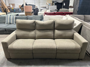 Scandinavian Designs Taupe Power Recliner Sofa