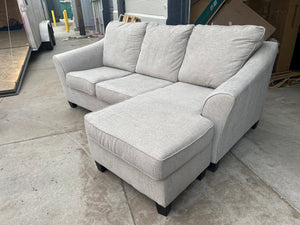 Light Gray Reversible Chaise Sofa
