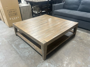 Distressed Wood Farmhouse Coffee Table