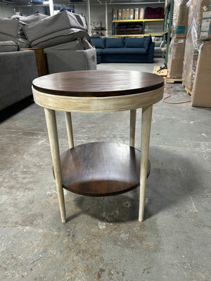 Distressed Wooden Farmhouse Side Table