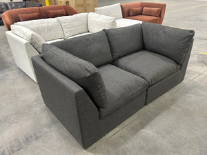 BRAND-NEW Miles Outdoor Modular Sofa (Speckled Charcoal)