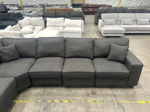 6-Pc Modular Dark Gray Sectional