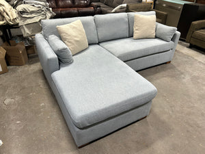 Interior Define Light Blue Charley Sectional