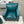 Abbyson Teal Leather Sofa & Chair Set