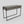 Contemporary Gray Entryway Console Table
