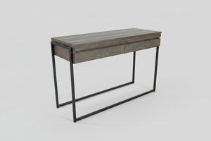 Contemporary Gray Entryway Console Table