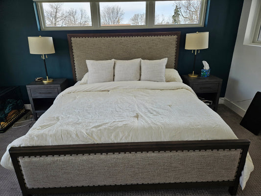 Macy's Parker Mocha King Bedframe