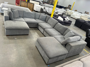 Thomasville Lowell 8-Piece Modular Sectional (Dark Gray)