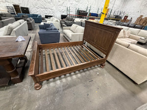Restoration Hardware Jameson in Antiqued Coffee Full Bed Frame