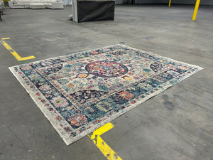 At Home 5”x7” Multicolor Luna Collection Rug