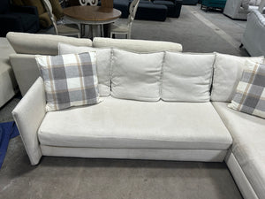 West Elm 2-Pc Serene Chaise Sectional (Natural)