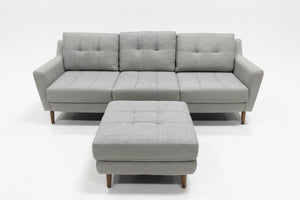 Burrow MCM Sofa w/Ottoman