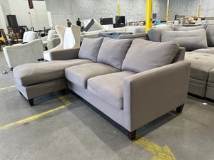 World Market Taupe Reversible Chaise Sectional