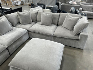 Aiden & Ivy Sereen 6-Pc Modular Sectional (Taupe)