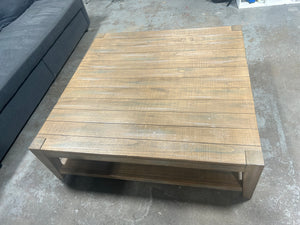 Distressed Wood Farmhouse Coffee Table
