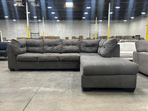 Ashley Grey Chaise Sectional