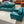 Abbyson Teal Leather Sofa & Chair Set