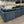*Perfect Condition* Vintage Blue Rained Chenille LoveSac (5 Seat/7 Side)