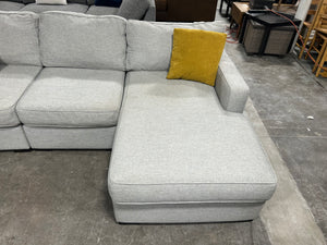 Jonathan Louis 3-Pc Modular Light Gray Chaise Sectional