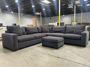 Room & Board 3-Pc Metro L-Shaped Sectional