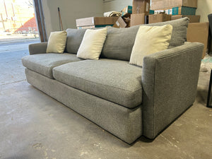 Crate & Barrel Light Gray Lounge Collection Sofa