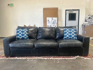 Black Leather Sleeper Sofa