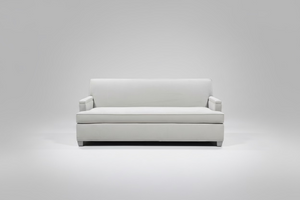 Highland House 78'' Frost Gray Velvet Sofa