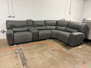Sweeney Fabric Power Reclining Sectional