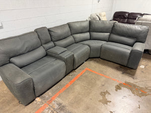 Sweeney Fabric Power Reclining Sectional