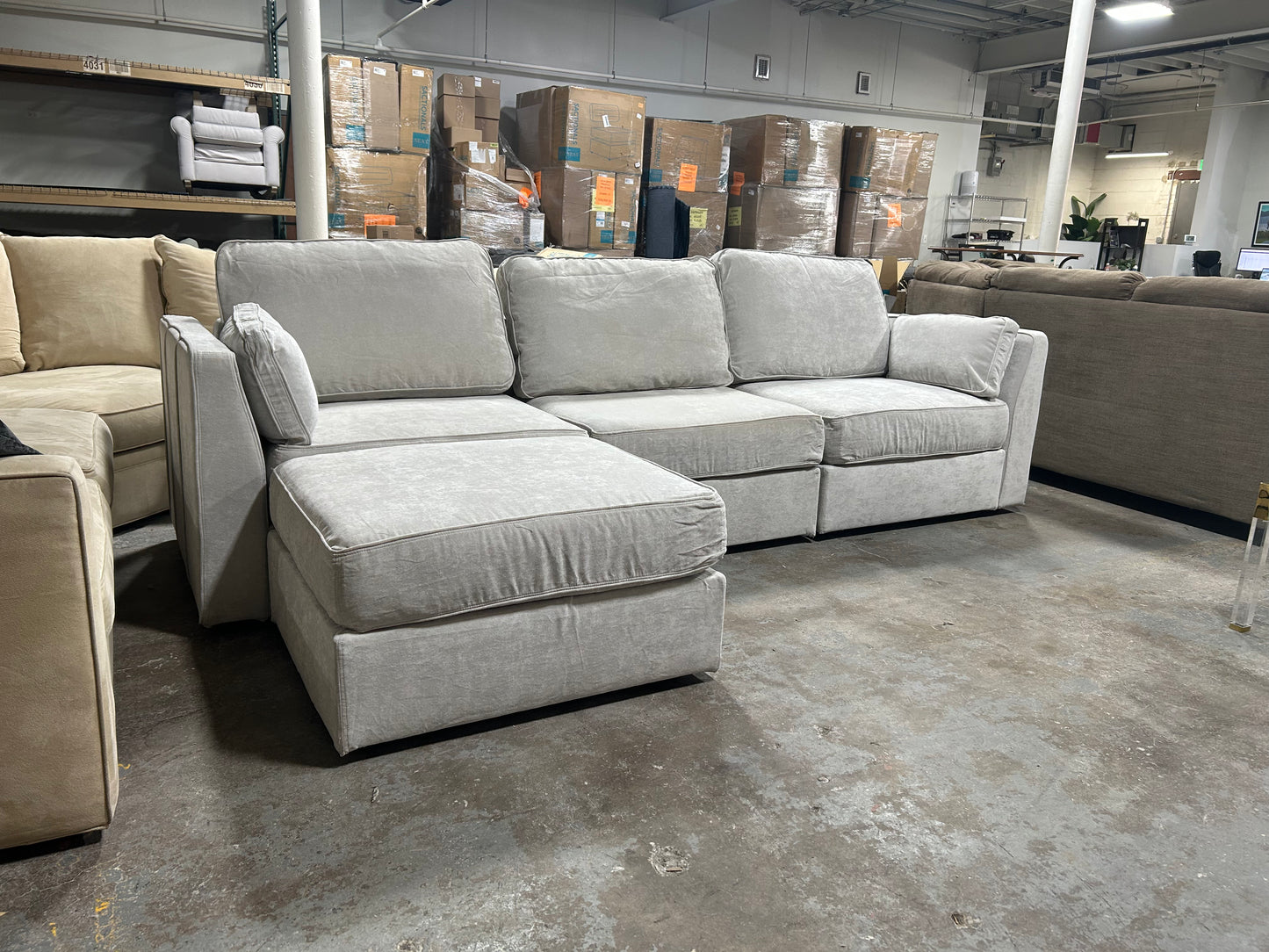 Sky Gray Lovesac Sactional